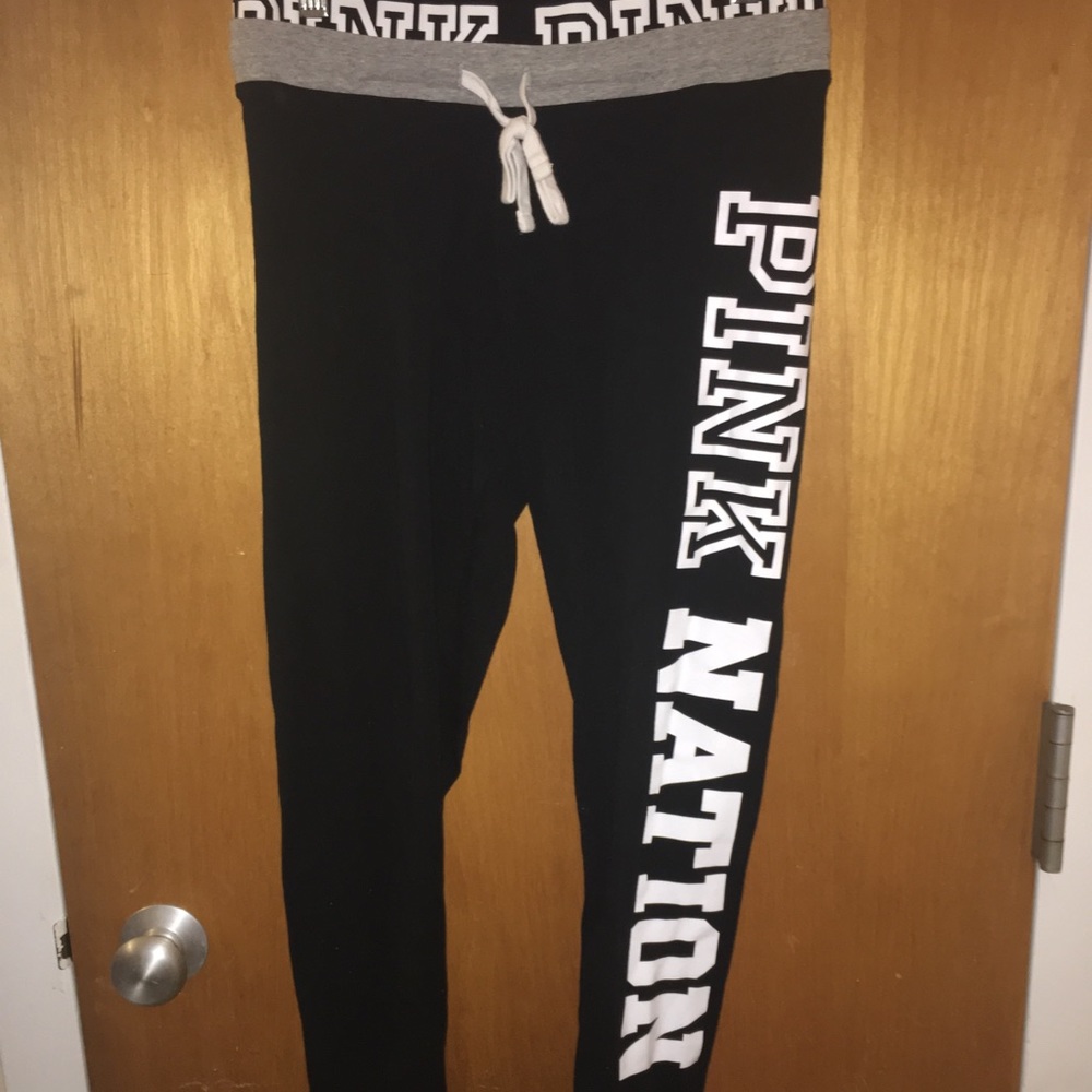 VS pink athletic leggings